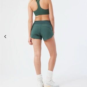 Outdoor Voices Forest Green Athletic Shorts
